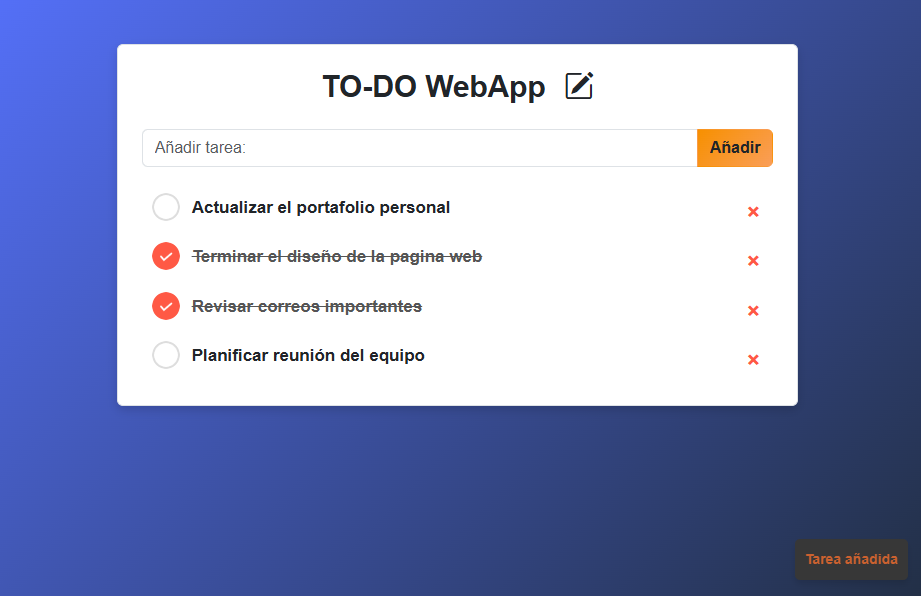 Imagen proyecto To-Do WebApp